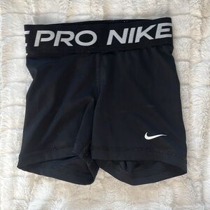 Women's black Nike pros